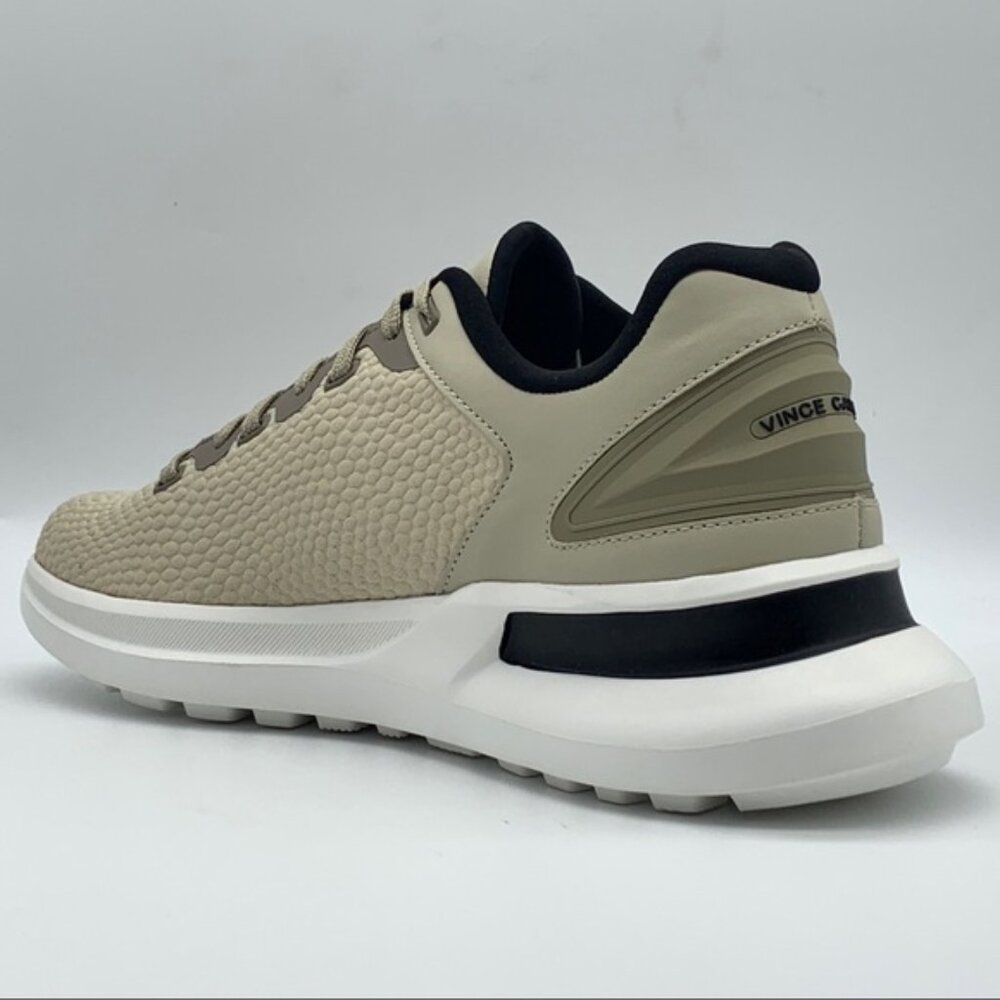 Vince Camuto Eamon Oyster Grey Lace-Up Sneaker